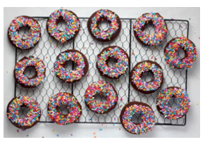  Figure 6.5: A “Food” picture used in the KidsPic108|7 with 14 donuts in the picture.